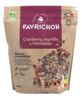 Muesli croustillant cranberry myrtille & framboise - 450 g
