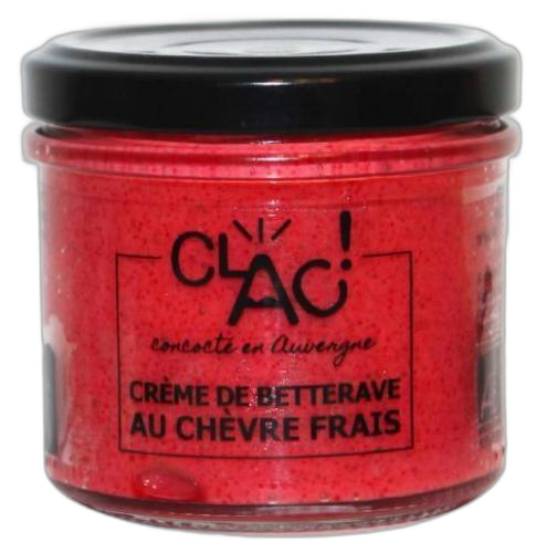 Crème de betterave au chèvre frais bio - 100 g