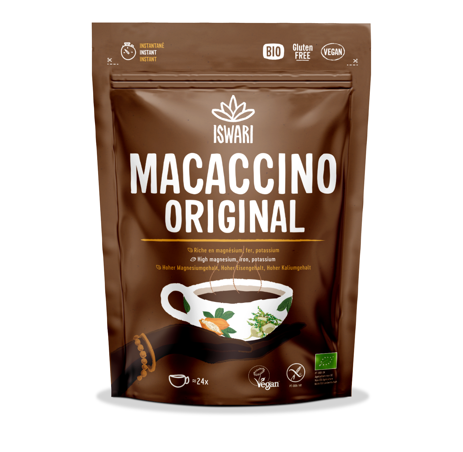 Macaccino original avec reishi bio - 250 g
