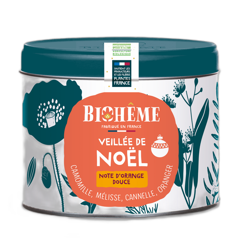 Infusion Veill√©e de No√´l bio bo√Æte m√©tal - 40 g