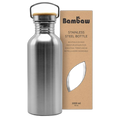 Bouteille non-isotherme en acier inoxydable (couleur Acier Naturel) - 1L