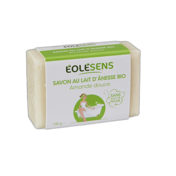 Savon lait d'ânesse amande douce bio - 100 g