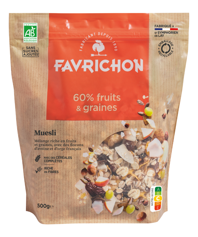 Muesli 60% fruits & graines - 500 g