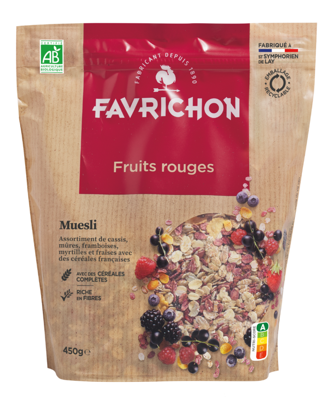 Muesli fruits rouges - 450 g