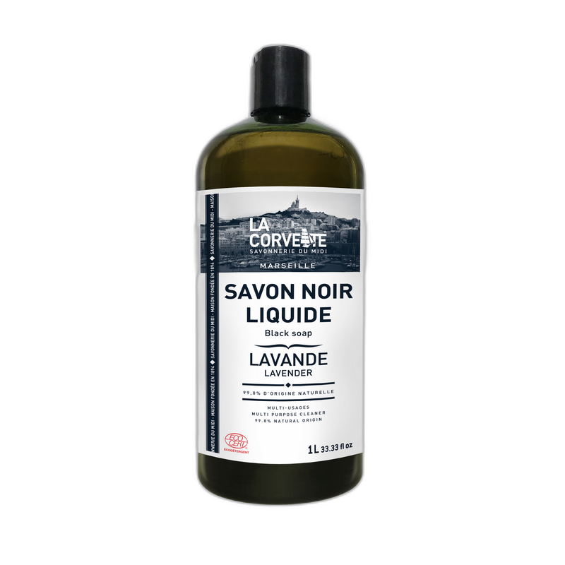 Savon noir liquide lavande - 1 L