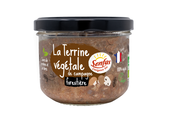 Terrine végétale de campagne forestière bio - 200 g