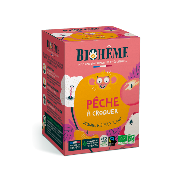 Infusion p√™che √† croquer - 20 infusettes