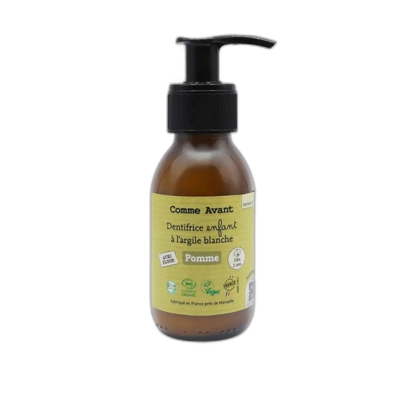 Dentifrice enfant à l'argile blanche - pomme - 90 ml