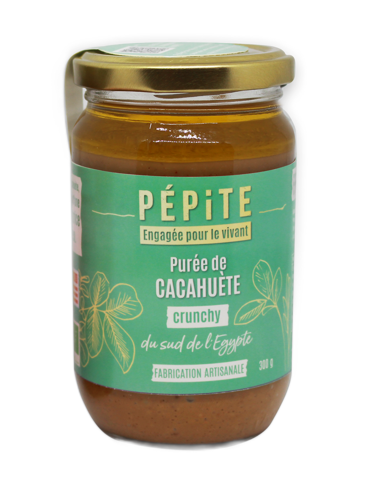 Purée de cacahuètes d'egypte crunchy - 300 g