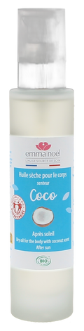 Huile sèche pour le corps senteur coco bio - 100 mL