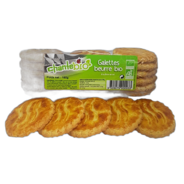 Galettes pur beurre bio - 180 g