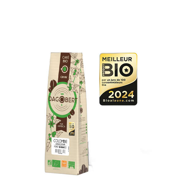 Colombie 100% arabica, bio et équitable - grains - 250 g