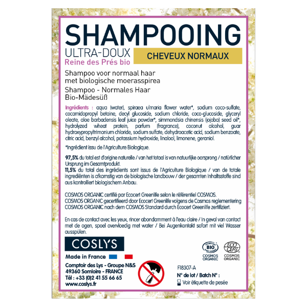 Etiquettes pour le shampooing cheveux normaux (rouleau)