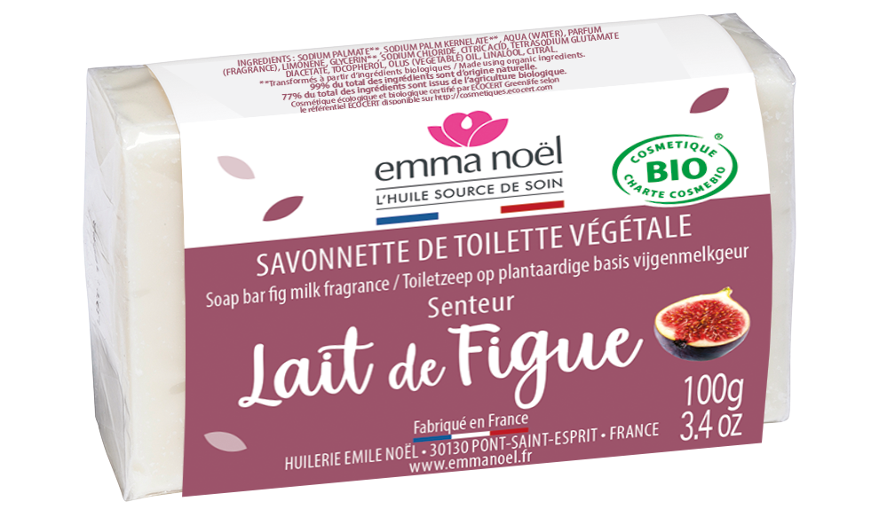 Savonnette lait de figue bio - 100 g