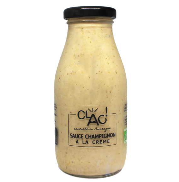 Sauce champignon à la crème bio - 250 g