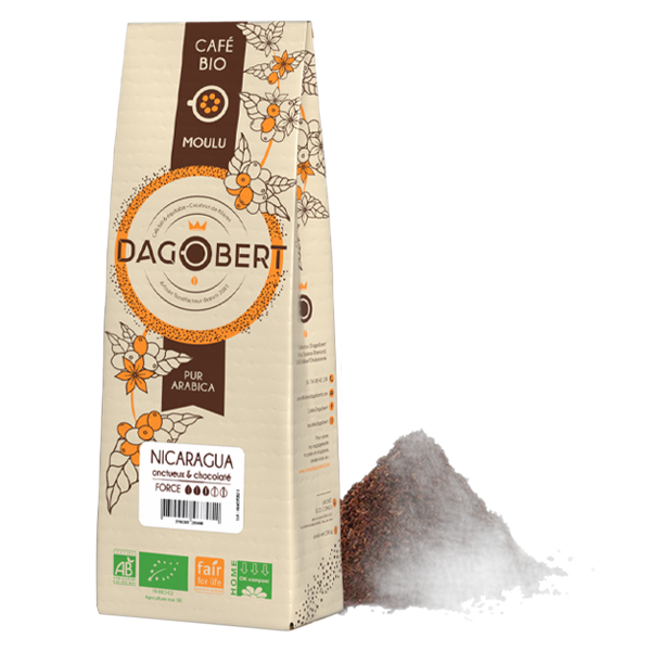 Nicaragua 100% arabica, bio et √©quitable - moulu - 1 Kg