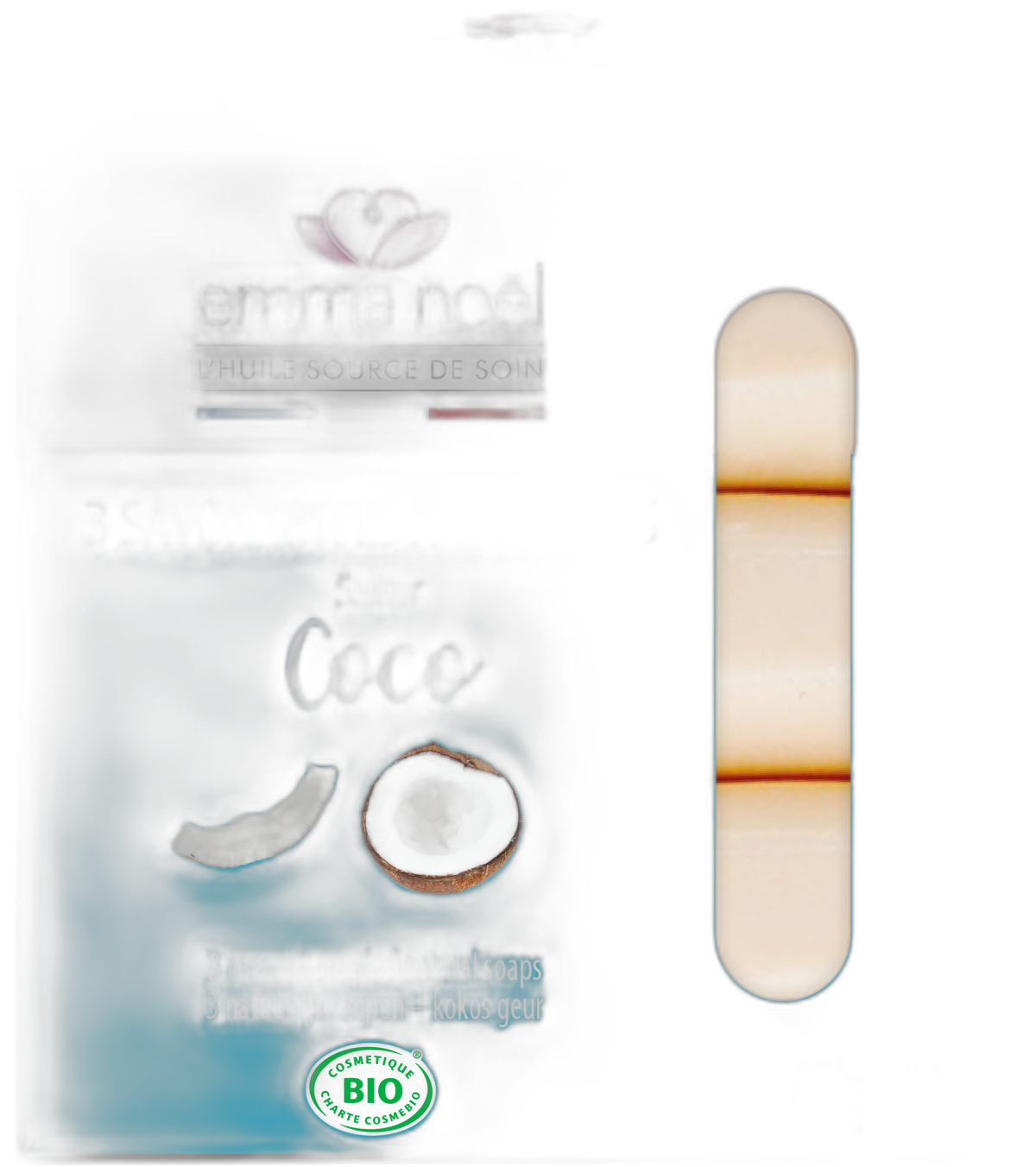 Savonnettes coco bio - 3 g