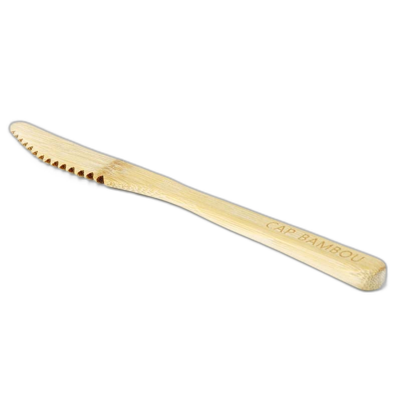 Couteau r√©utilisable en bambou