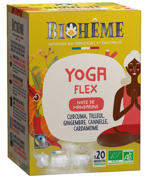 Infusion yoga flex bio (souplesse articulaire / d√©tente) (origine France) - 20 infusettes