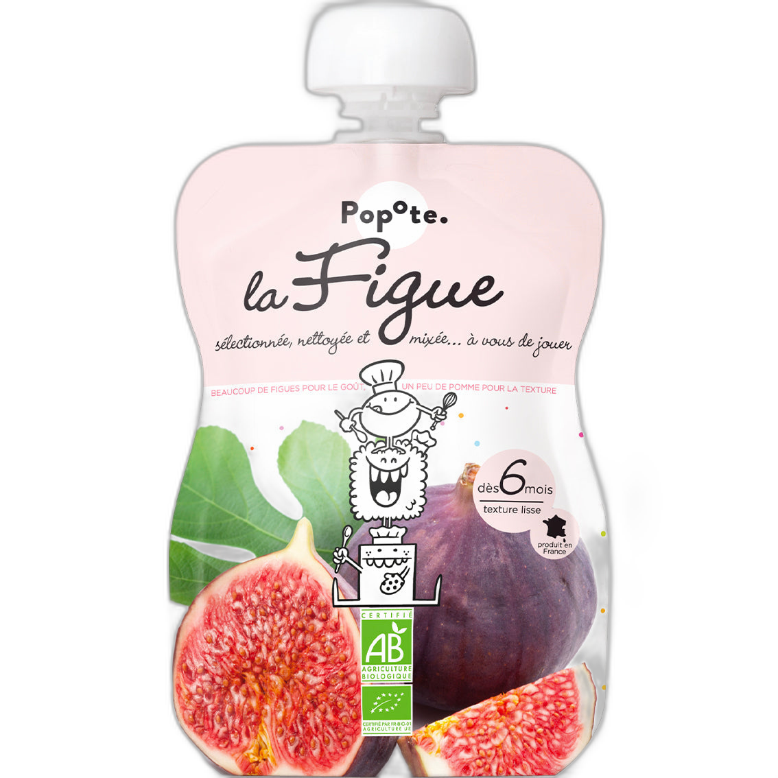 Gourde compote figue bio - 120 g