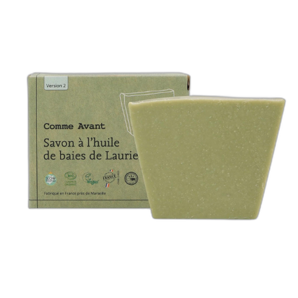 Savon à l'huile de baies de laurier - version 2 - 100 g