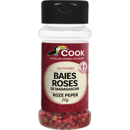 Baies roses bio (origine Madagascar) - 20 g