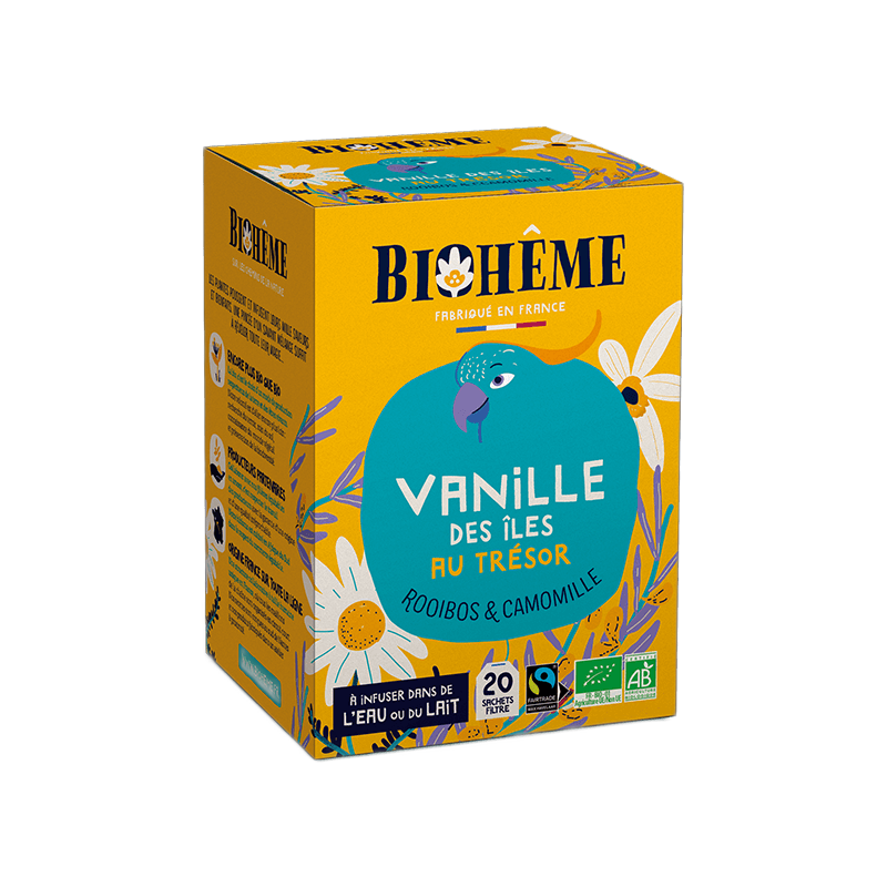 Infusion Vanille des √Æles au tr√©sor - 20 infusettes