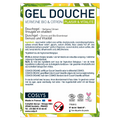 Etiquettes pour le gel douche verveine-citron (rouleau)