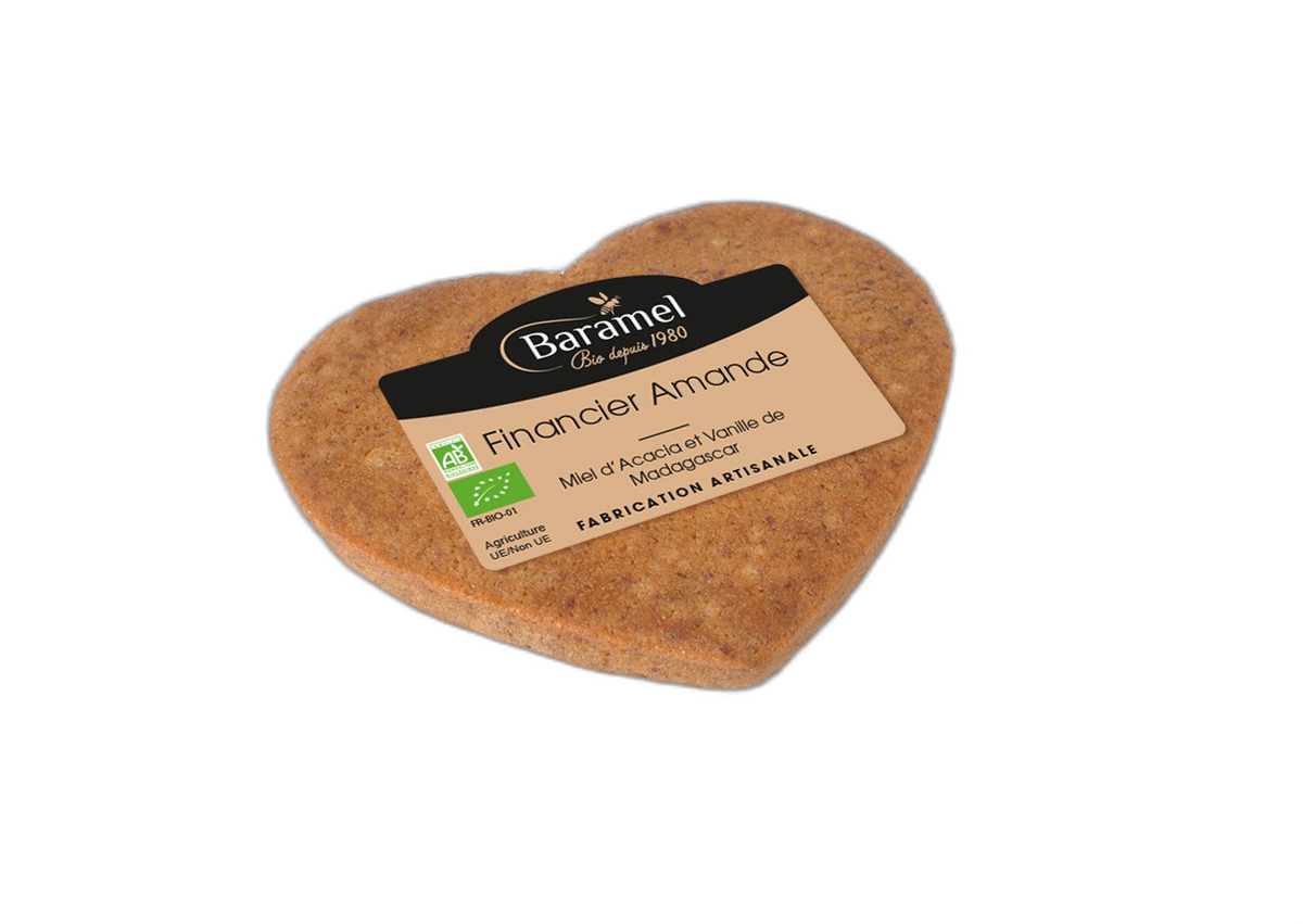 Financier aux amandes bio (naturellement sans gluten) - 60 g
