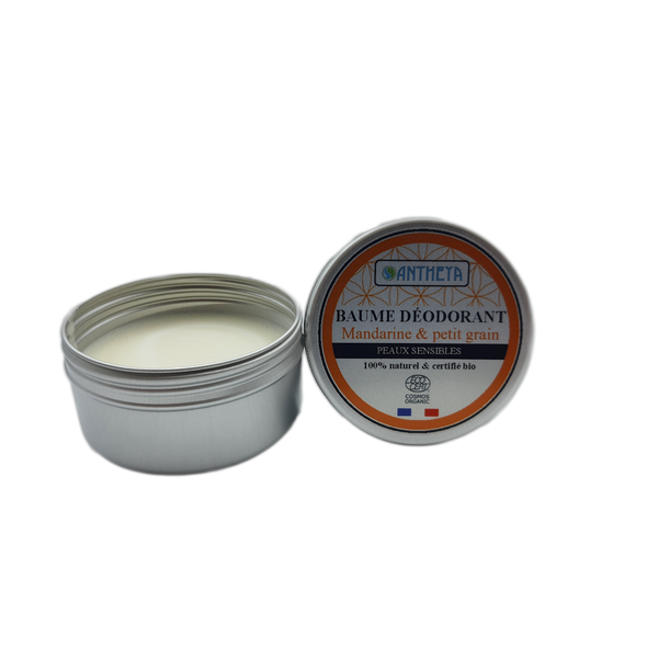 Baume déodorant - mandarine & petit grain - 75 g