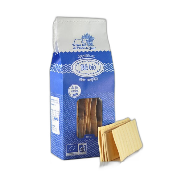 Plaques à lasagne blé ancien semi complet bio - 350 g