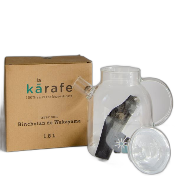 Karafe filtrante avec binchotan m - 1 L