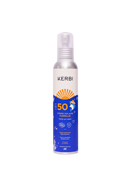 Crème solaire spf50 sans parfum (toute la famille) - 150 g