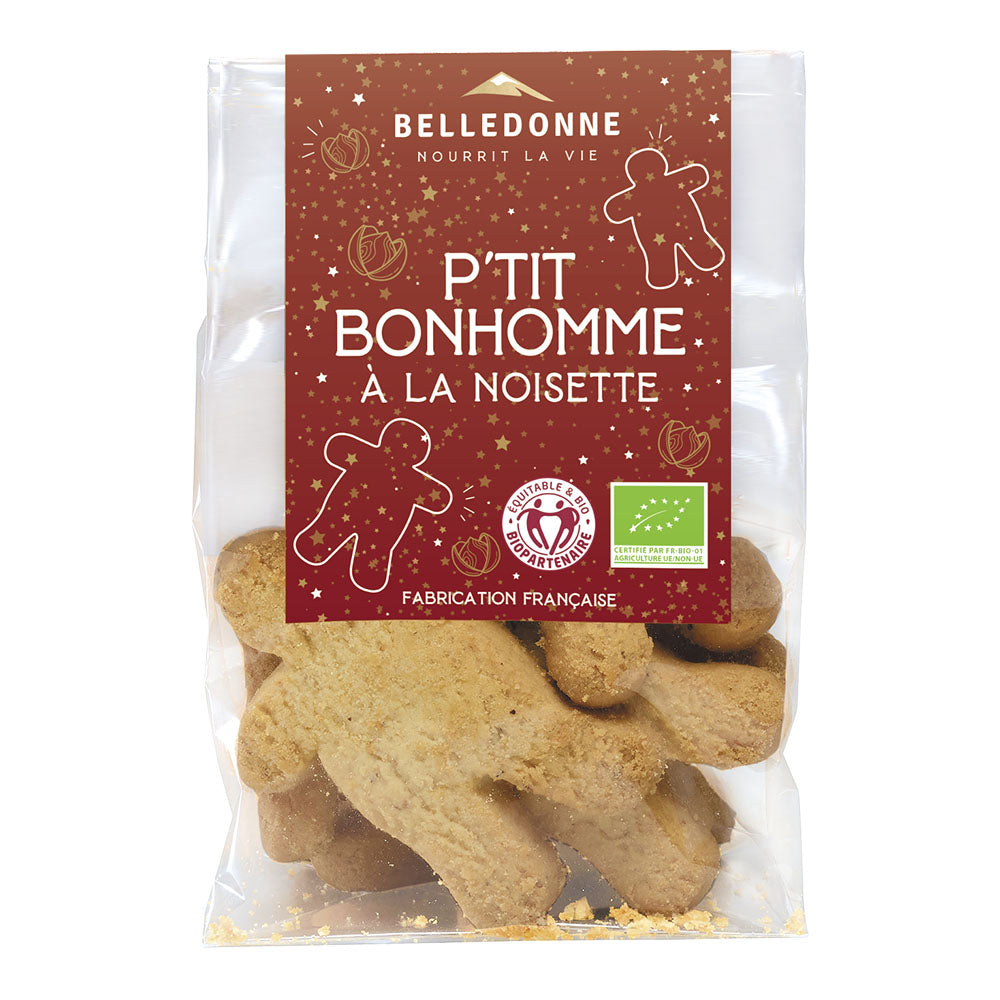 Biscuits p'tit bonhomme noisette bio