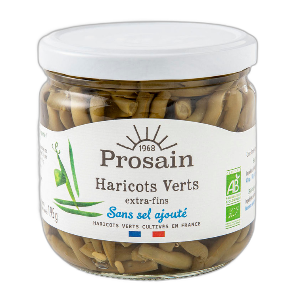 Haricots verts extra-fins bio et sans sel ajouté - 345 g
