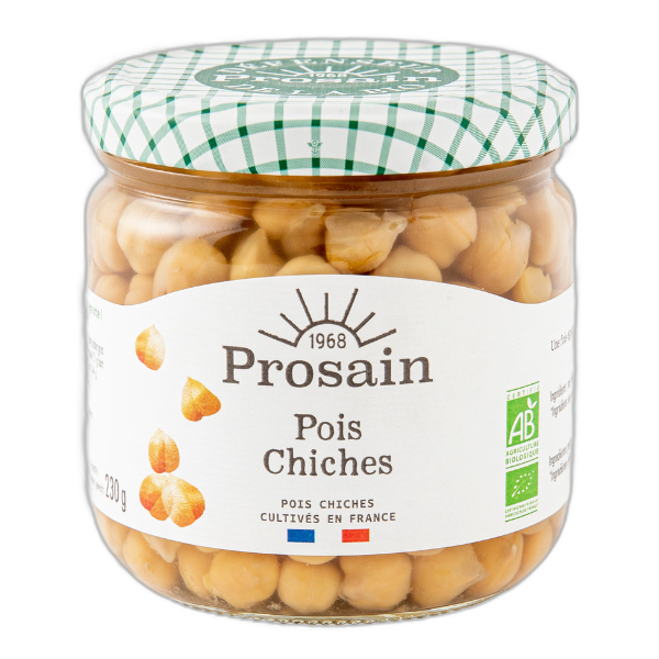 Pois chiches bio (230g égoutté) - 345 g