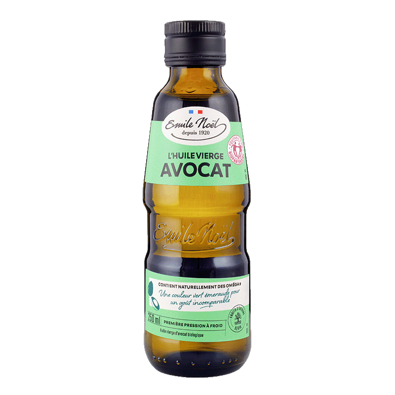 Huile vierge d'avocat bio équitable - 250 ml