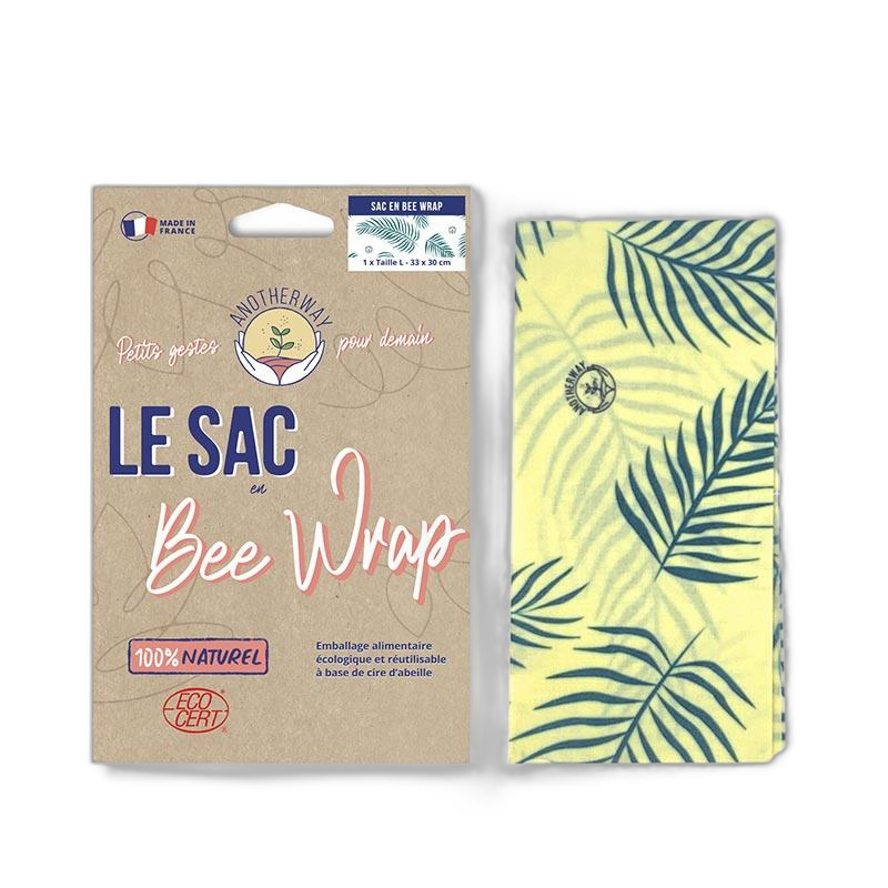 Sac alimentaire réutilisable tropical taille l
