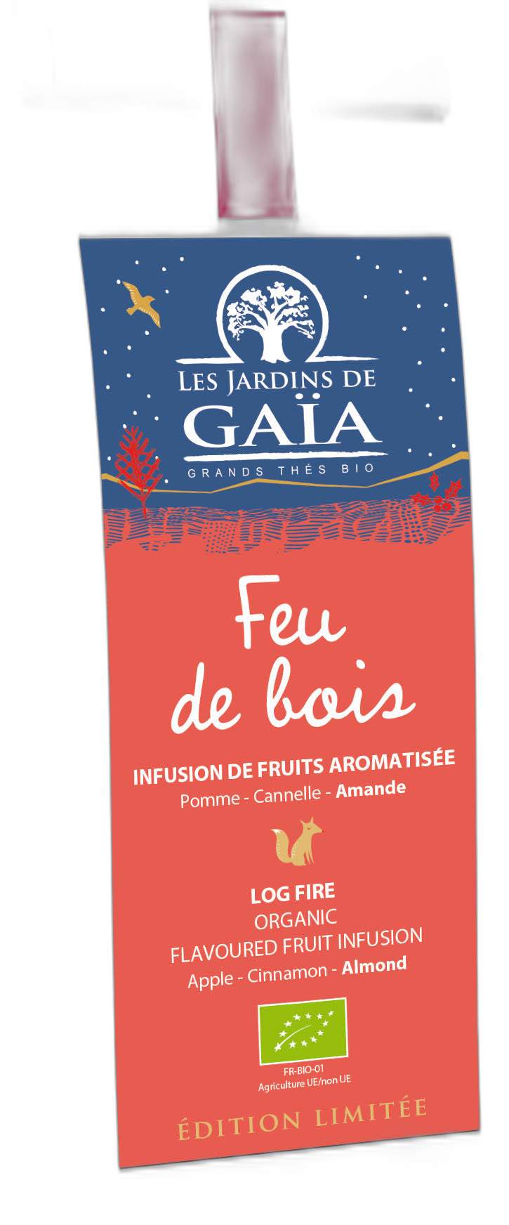 Tisane de fruits bio feu de bois (cannelle amande) - 100 g