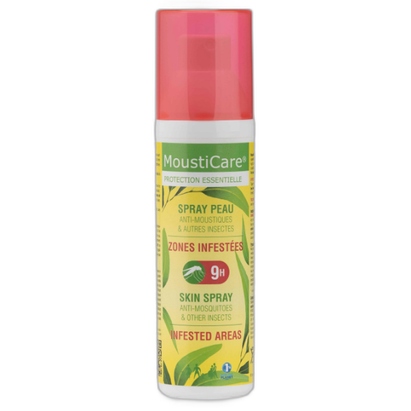 Spray peau  anti-moustique zones infestées - 75 ml