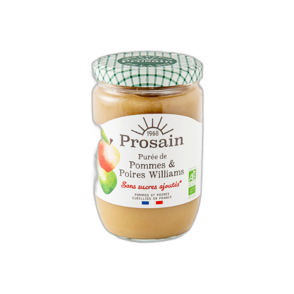 Purée de pommes & poires williams bio - 620 g
