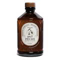 Sirop saveur pêche brut bio - 400 ml