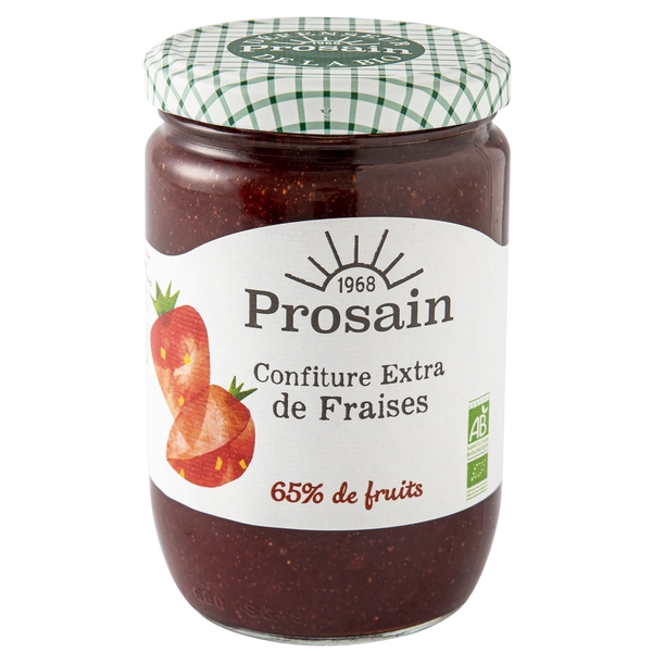 Confiture extra de fraises 65 % de fruits - 730 g