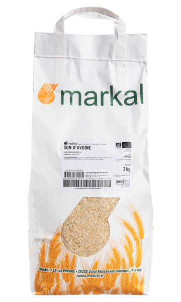 Son d'avoine bio Vrac (origine UE) - 3 kg