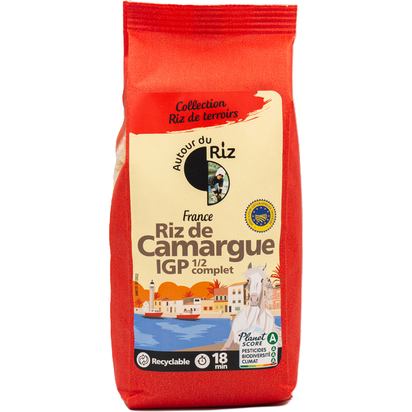 Riz de camargue bio igp  1/2 complet (origine France) - 400 g