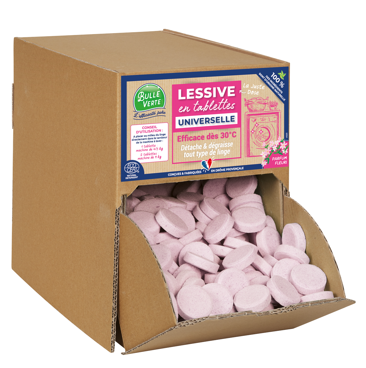 Lessive universelle en tablette Vrac - 571 tablettes