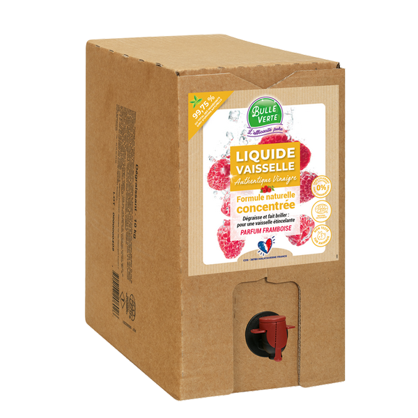 Liquide vaisselle authentique vinaigre framboise Vrac - 10 kg