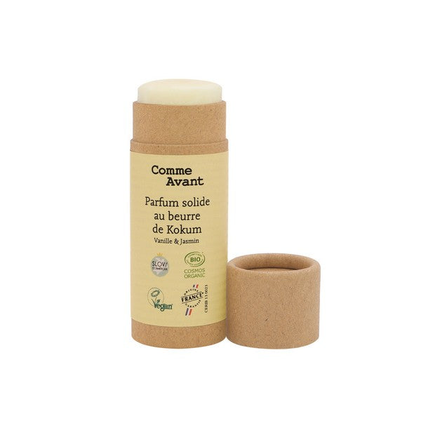 Parfum solide au beurre de kokum - vanille jasmin - version 2 - 20 g