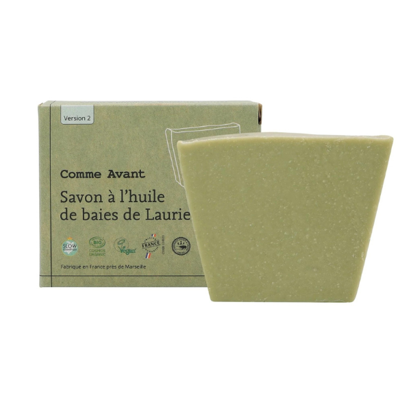 Savon à l'huile de baies de laurier - version 2 - 100 g