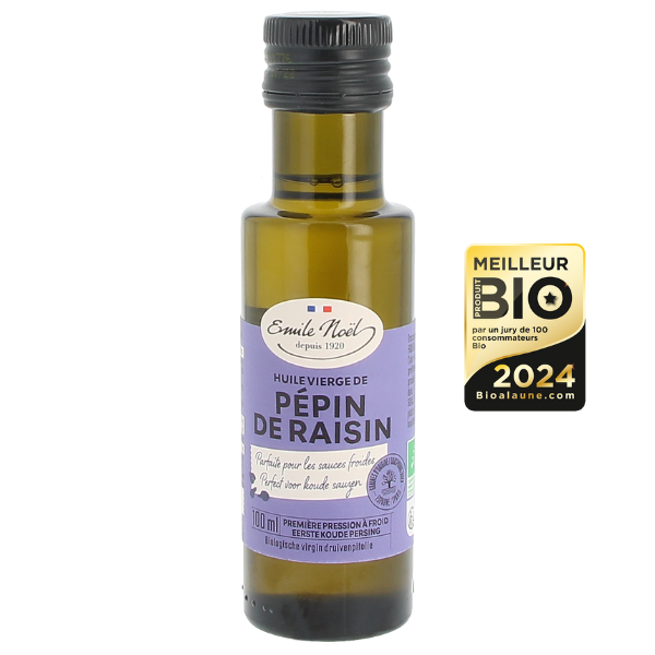 Huile de pépin de raisin bio - 100 ml